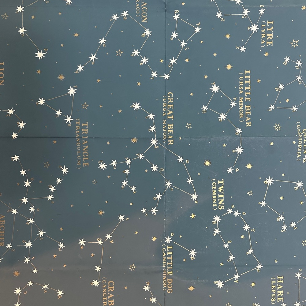 Ralph Lauren Starry Sky Midnight Blue Wallpaper Discontinued Double Roll